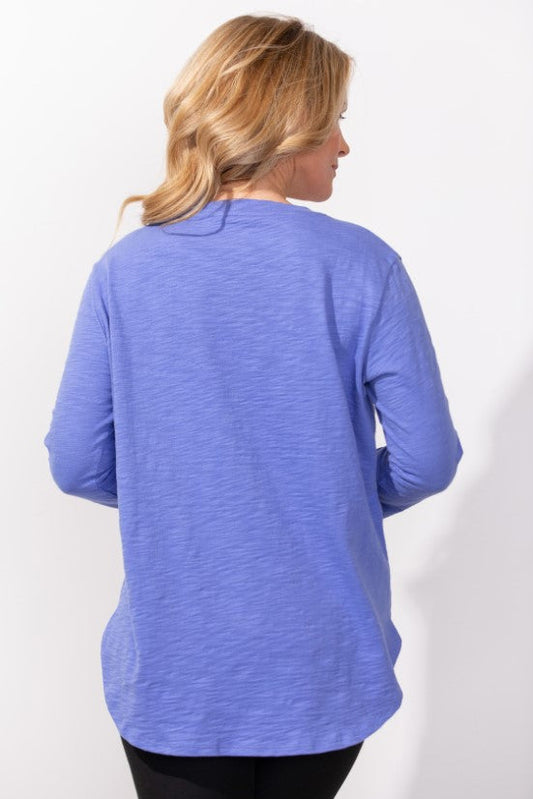 Textured Peruvian Cotton Weekender Tunic in Baja Bue by Escape by Habitat