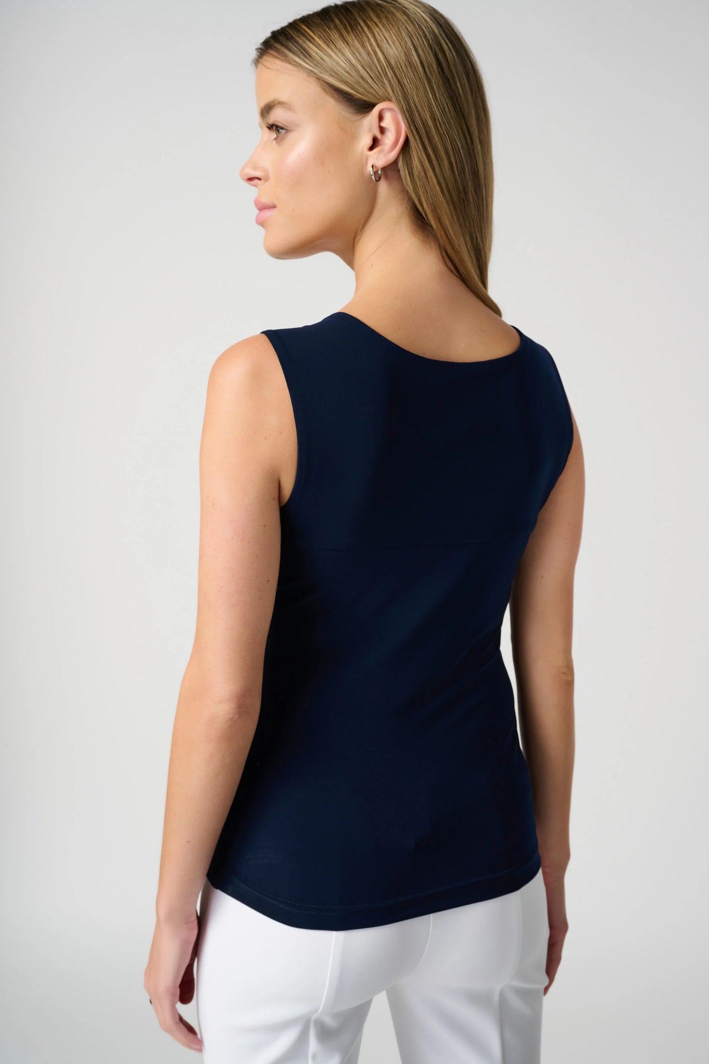 Classic Square Neck Cami in Midnight Blue by Joseph Ribkoff