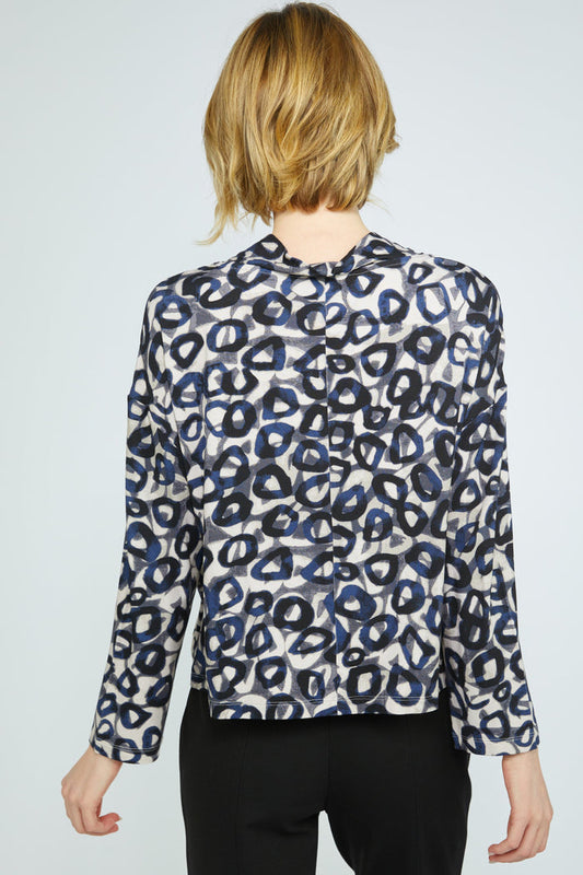 Women's Arthouse Knit Pocket Pullover Top by Olivia by Habitat