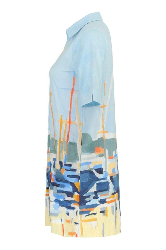 Marina Interpretations Shirt Dress by Dolcezza