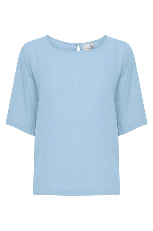 Women's Half Sleeve Blouse (Della Robbia Blue) by ICHI