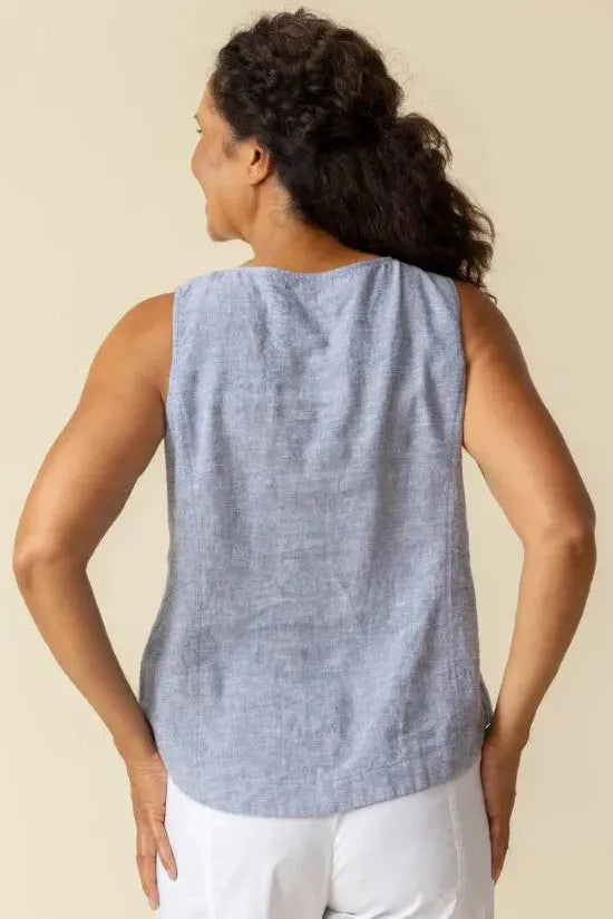 Freshen Up Tanktop in Indigo by Habitat