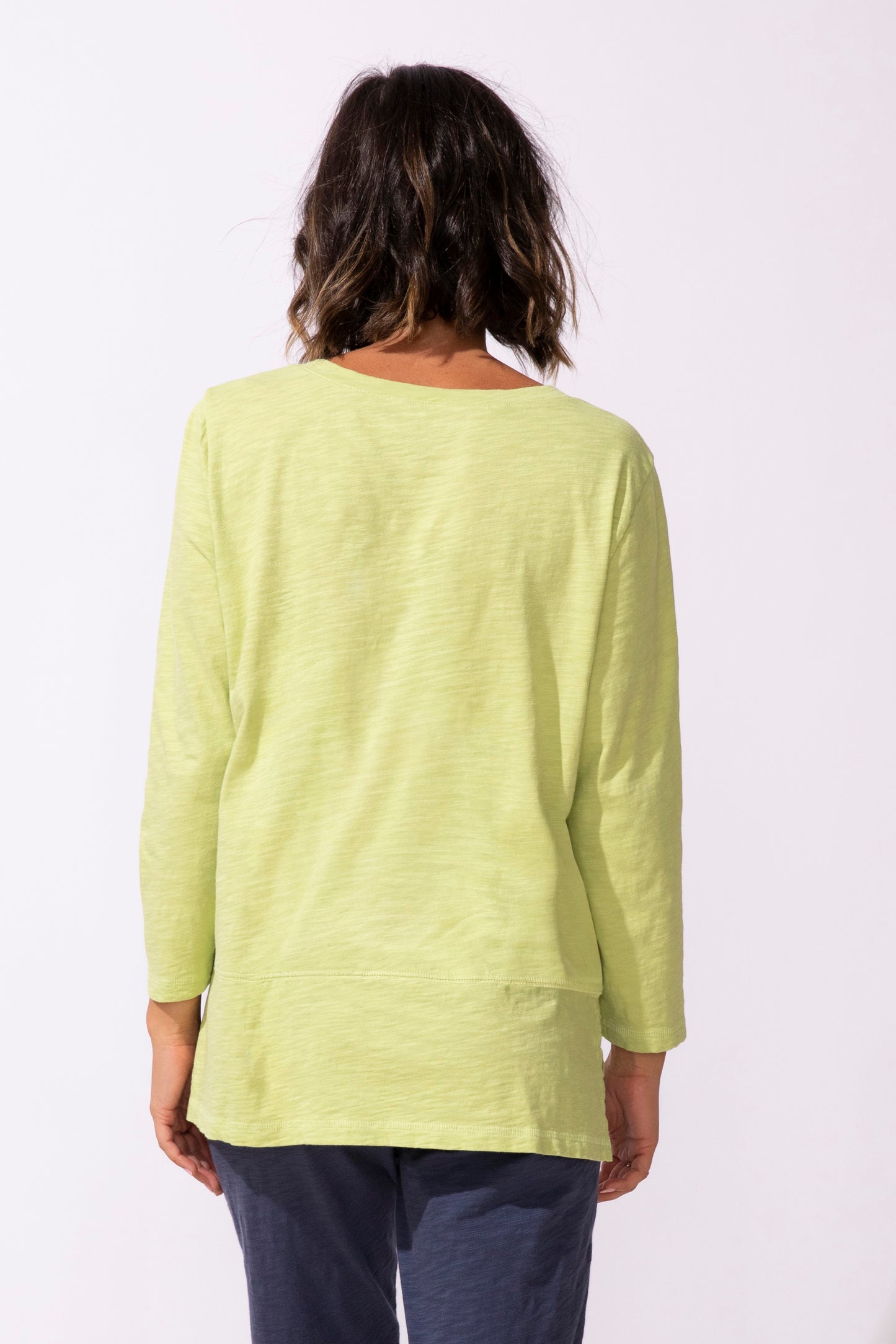 Impressionist Iguana Easy V Tee (Kiwi) - Escape by Habitat Clothing