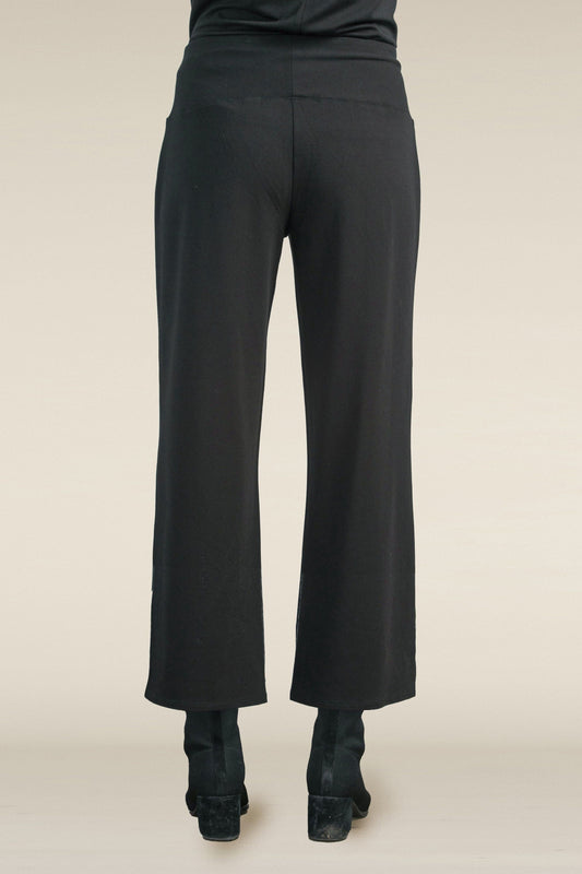 Women’s Black Wide Leg Flood Pant by Habitat Clothing
