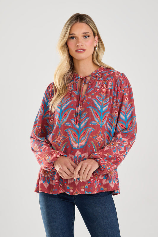 Boho Long Sleeve Blouse by French Dressing Jeans