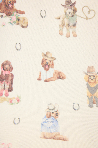 Ruff On The Range Cowboy Dogs PJ Short by PJ Salvage***1 Large Left**