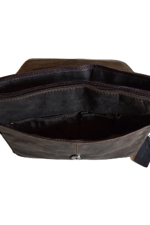Smart Messenger Bag Steven 13’’ in Brown