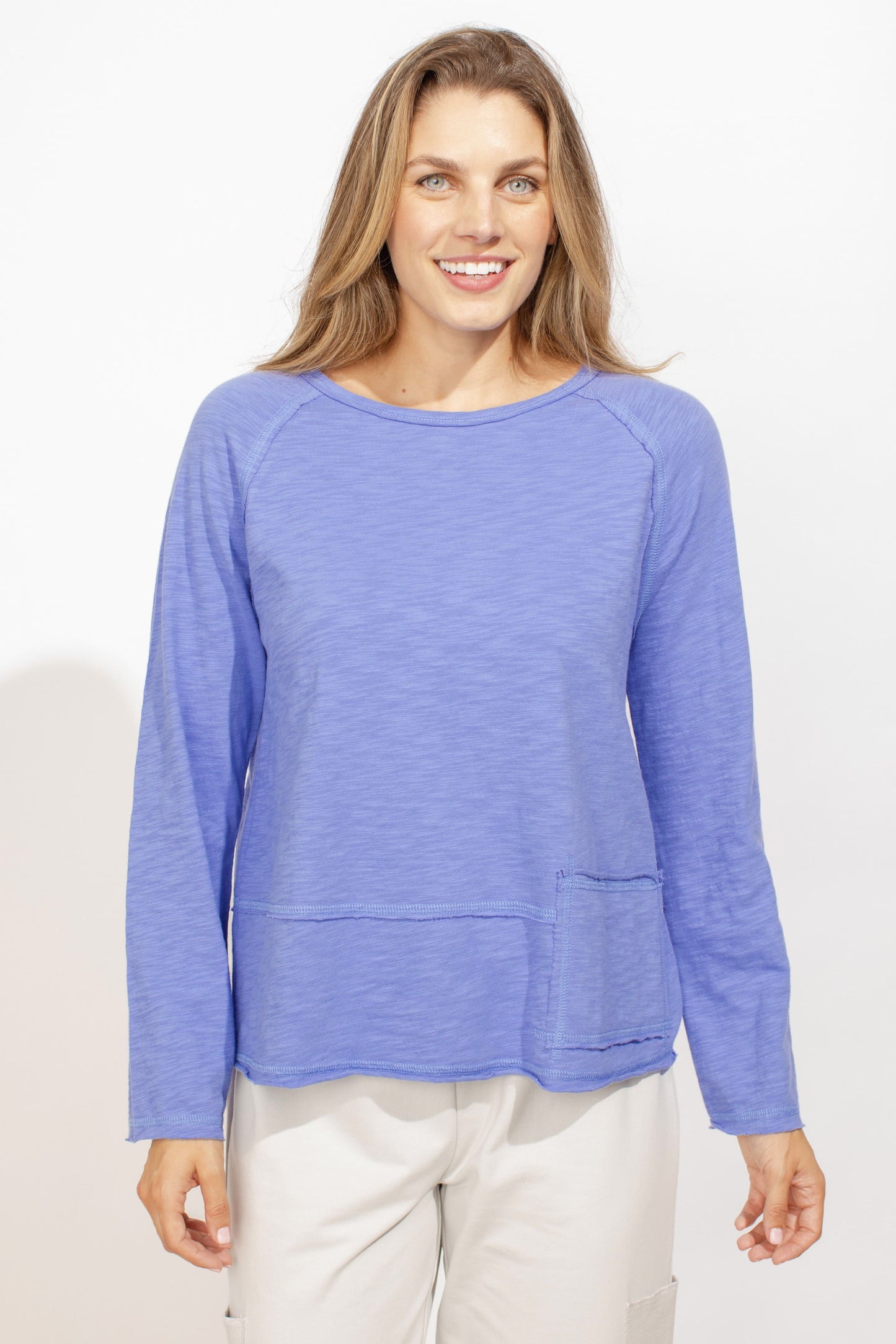 Baja Blue Long Sleeve Tunic - Escape by Habitat Clothing