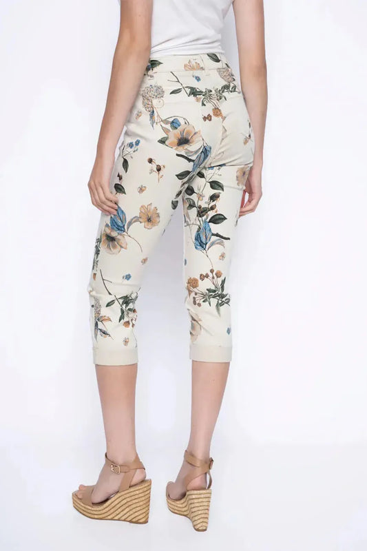 Floral Capri Pants by Picadilly Canada