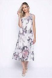 Sleeveless Flowy Dress in Cotton Candy by Picadilly Canada