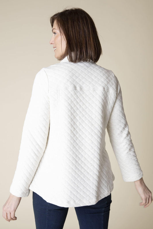 Quilted Jacket in Oatmeal by Habitat Clothing