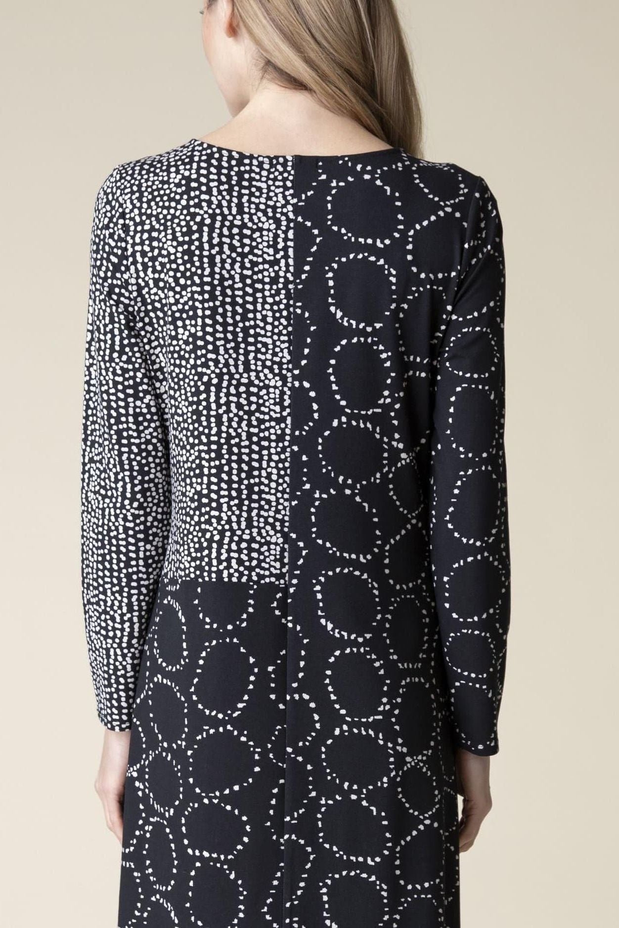 Patch Pocket Dress in Black by Habitat Clothing