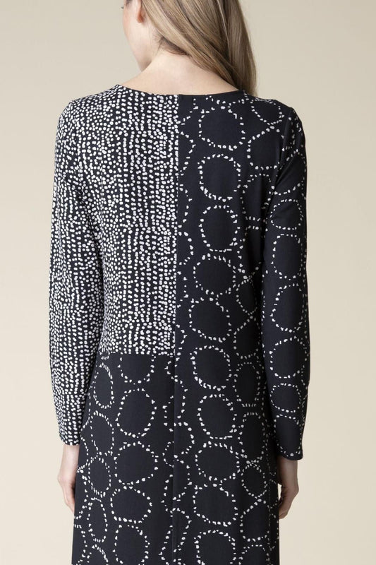 Patch Pocket Dress in Black by Habitat Clothing