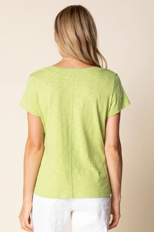 Women’S 100% Cotton Tee in Leaf Green by Habitat Clothing 27524S6