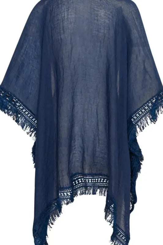 Women’s Iaxenia Kimono Cover Up in Navy Blue by ICHI