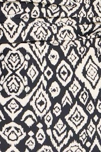 Women's One Piece Swimsuit in Black and White Pattern by ICHI