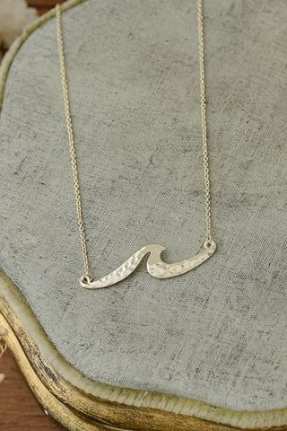 "Salty Sea" Necklace in Gold by Wild Abandon