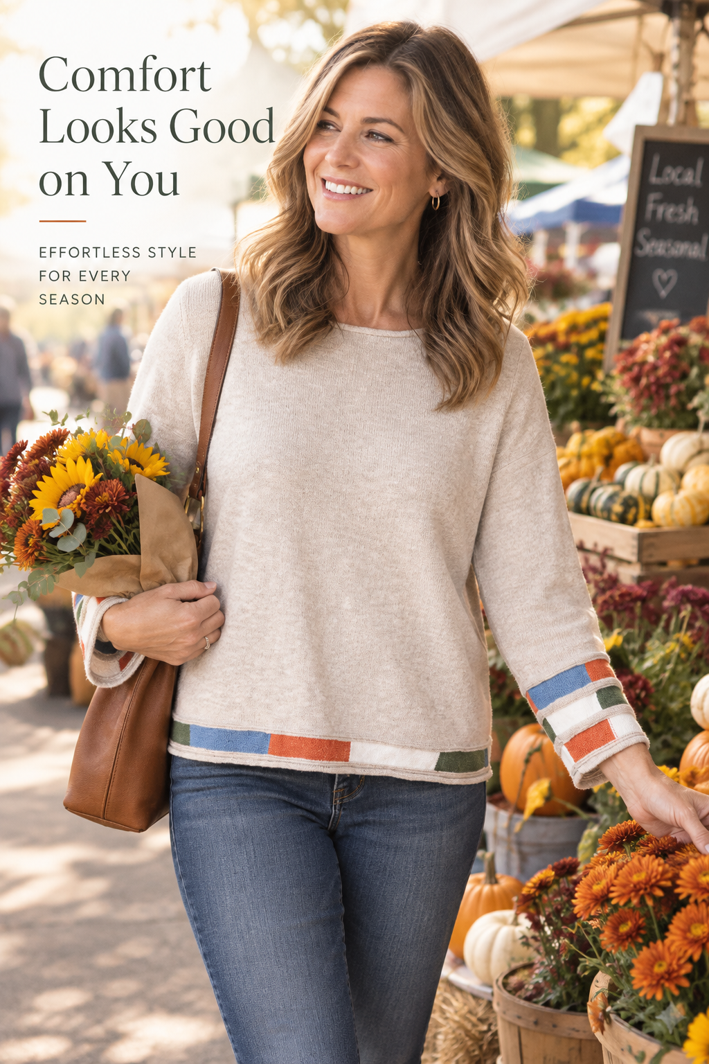 Sand & Sea Pullover in Harbour Dove Beige by Habitat Clothing