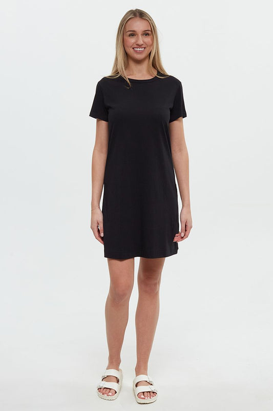 (Coming Soon) Birchwood Dress in Meteorite Black by Tentree