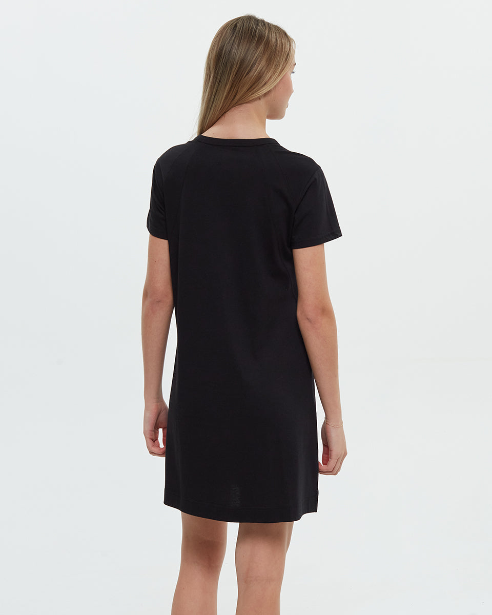 (Coming Soon) Birchwood Dress in Meteorite Black by Tentree