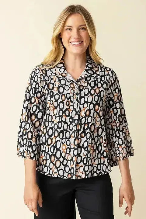 Women’s Circle Swing Shirt in Oatmeal by Habitat Clothing**Last One