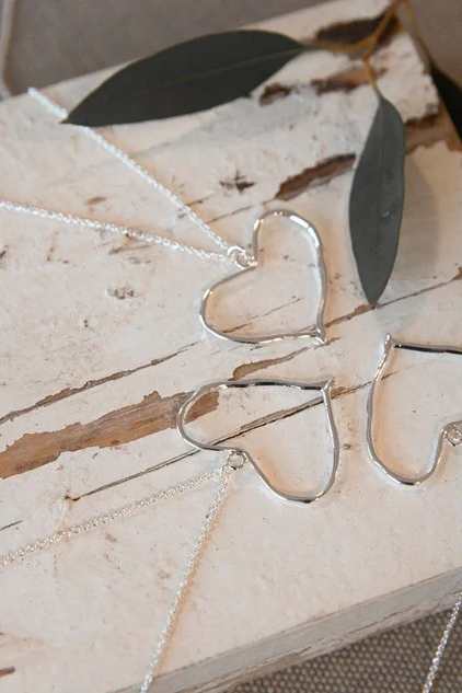 "Organic Heart" Necklace by Wild Abandon