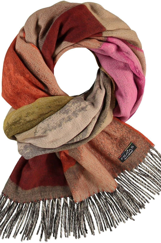 Brush Stroke Hearts Scarf by Fraas