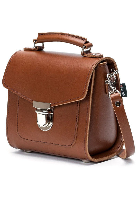 Zatchel UK Handmade Leather Sugarcube in Chestnut