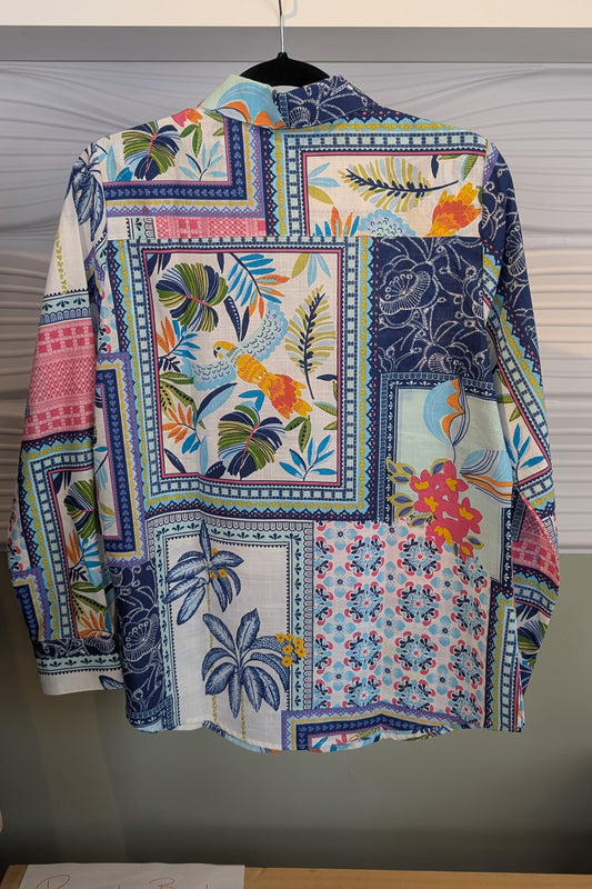 'Zoey' Island Long Sleeve Blouse by Foxcroft