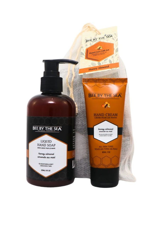 Bee By The Sea Hand Care Gift Set in Hydrating Honey Almond