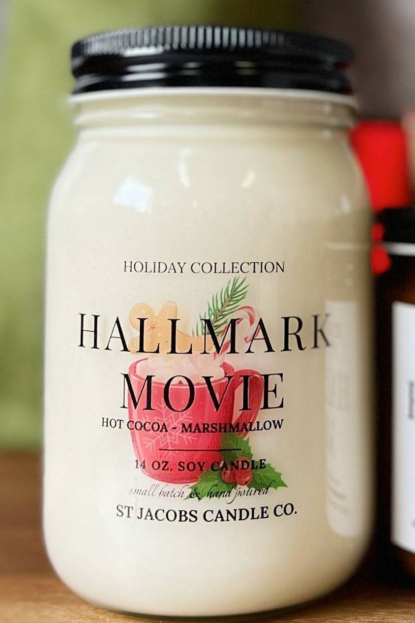 Hallmark Movie Natural Soy Candle 14 oz by St Jacob’s Candle Co.