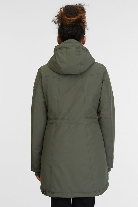 Elsien Women’s Winter Parka Coat in Dark Olive by Ragwear