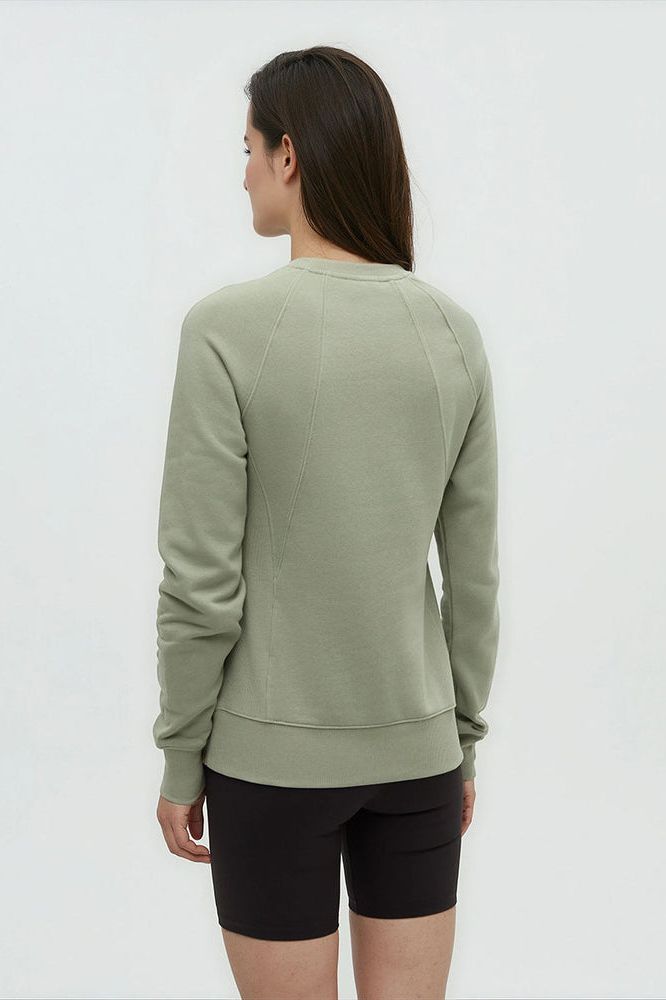 Women's Elm Crew in Light Moss by Tentree