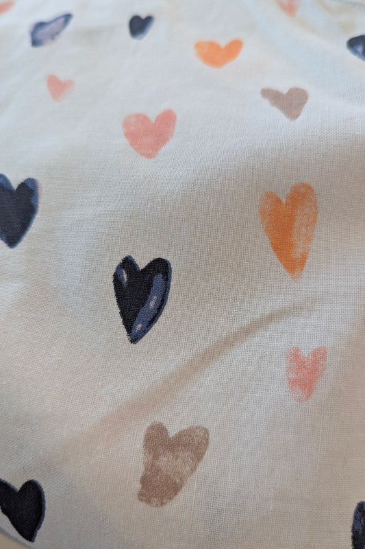 Clearance Final Sale -Women's Henley with Hearts by Spanner in