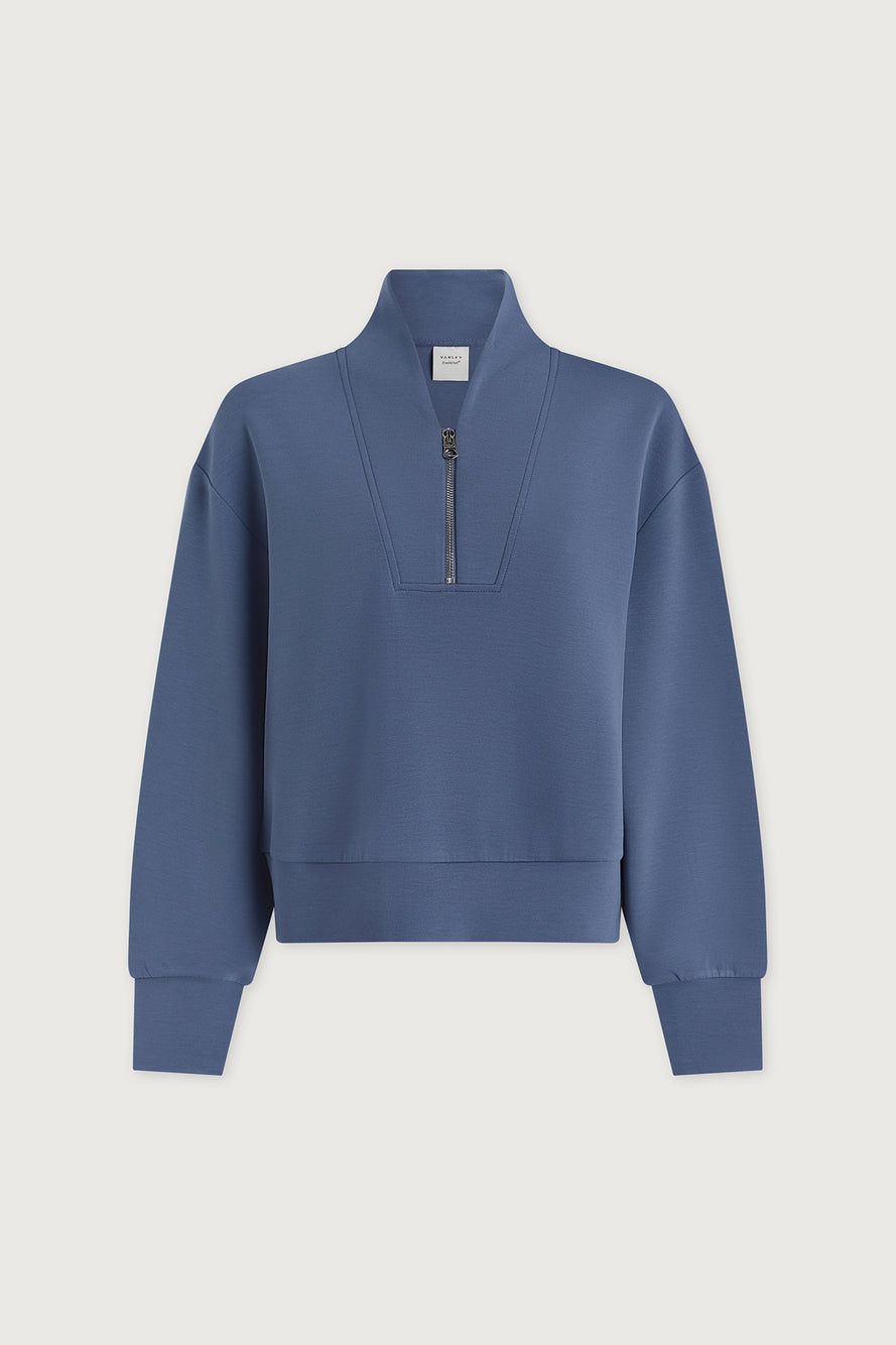 Davidson Sweat Top in Bijou Blue by Varley UK