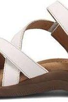 Big Time Women's Sandal in White by TAOS - Medium Width