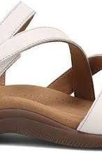 Big Time Women's Sandal in White by TAOS - Medium Width