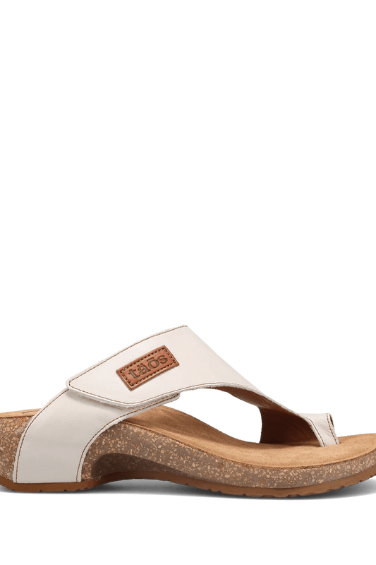 The Loop Women's Sandals by TAOS Footwear in Off White