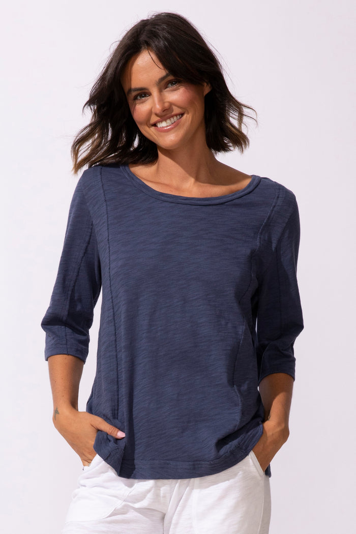 Peruvian Cotton Magic Tee (Navy) - Escape By Escape by Habitat