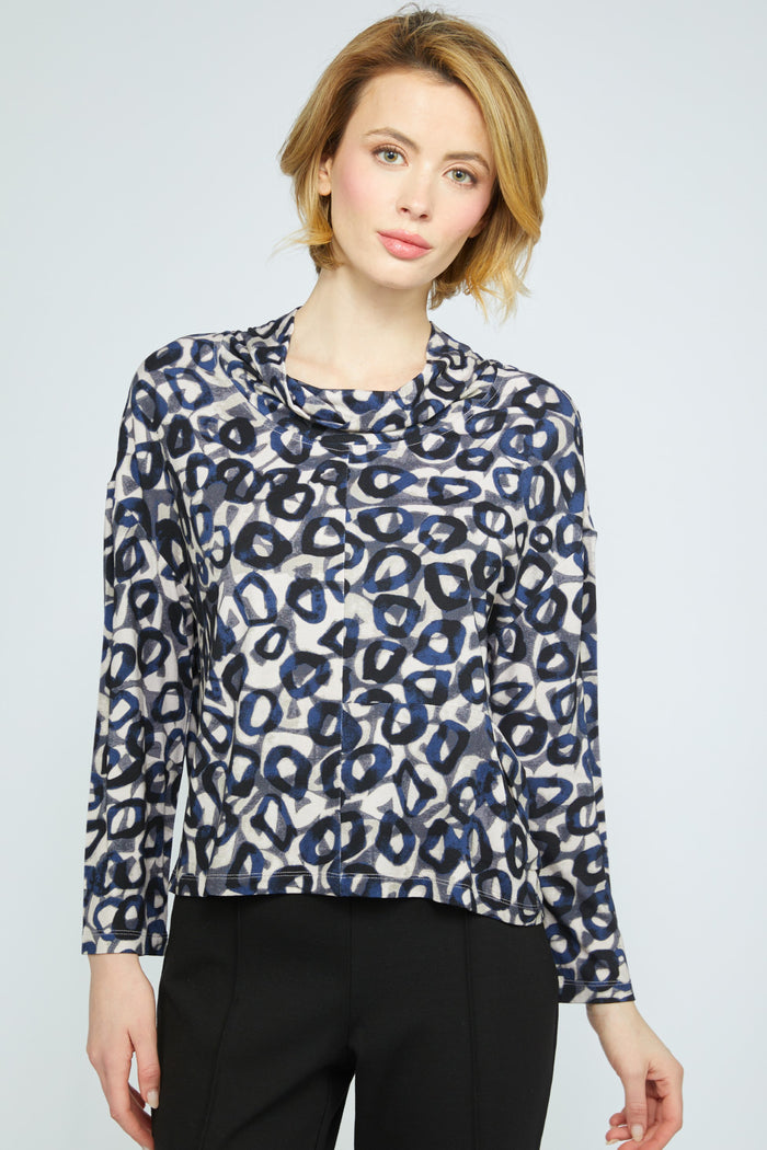 Women's Arthouse Knit Pocket Pullover Top by Olivia by Habitat