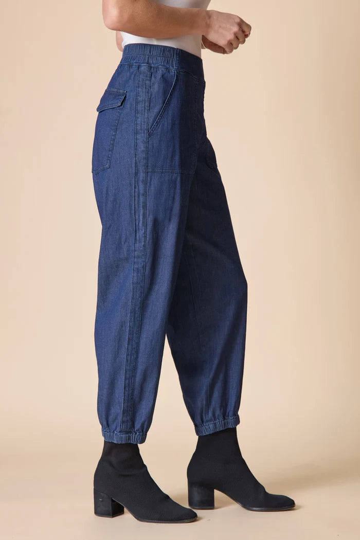 Jackson Jogger Denim by Habitat Clothing in Dark Denim