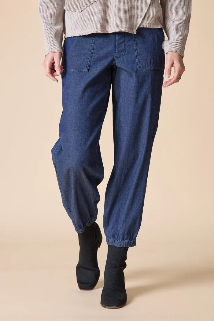 Jackson Jogger Denim by Habitat Clothing in Dark Denim