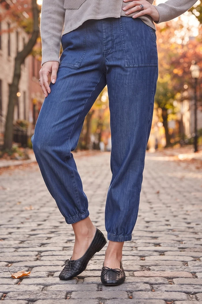 Jackson Jogger Denim by Habitat Clothing in Dark Denim