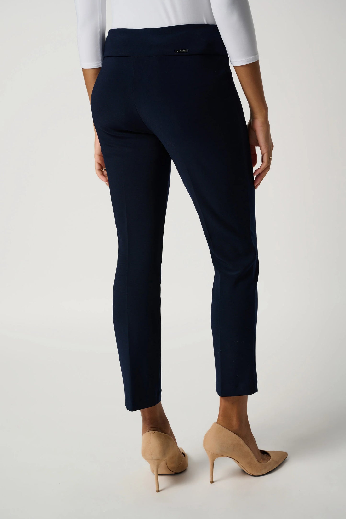 Women's Classic Cropped Pant 27" in Midnight Navy by Joseph Ribkoff