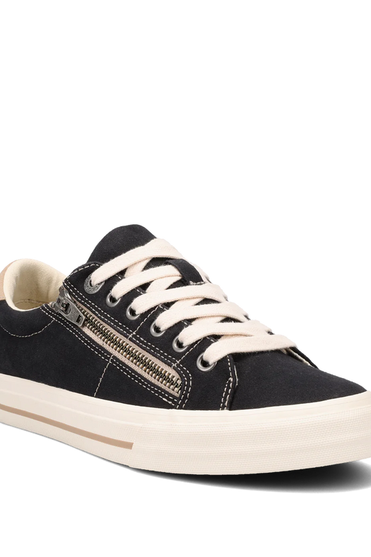 Women's Z Soul Canvas Shoe in Black/Tan by TAOS