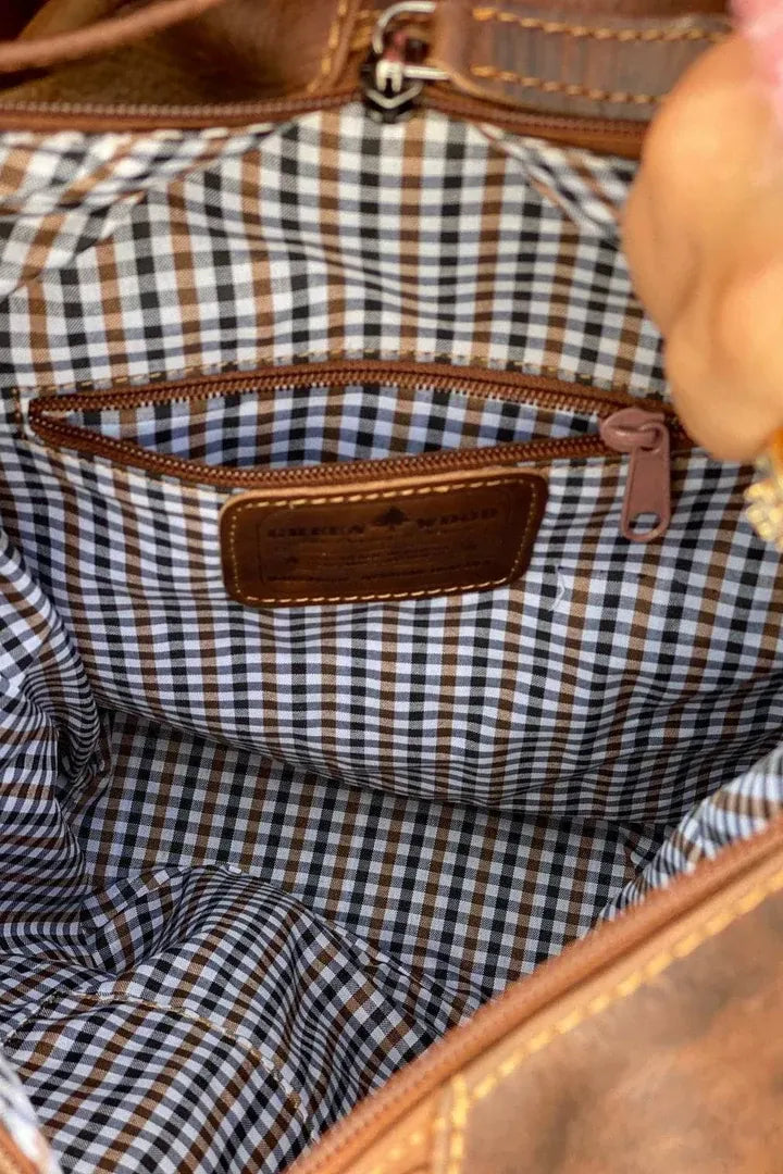 Leather Rucksack Backpack Zoe Bag by Greenwood Leather in Brown (dark) or Sandal (light)