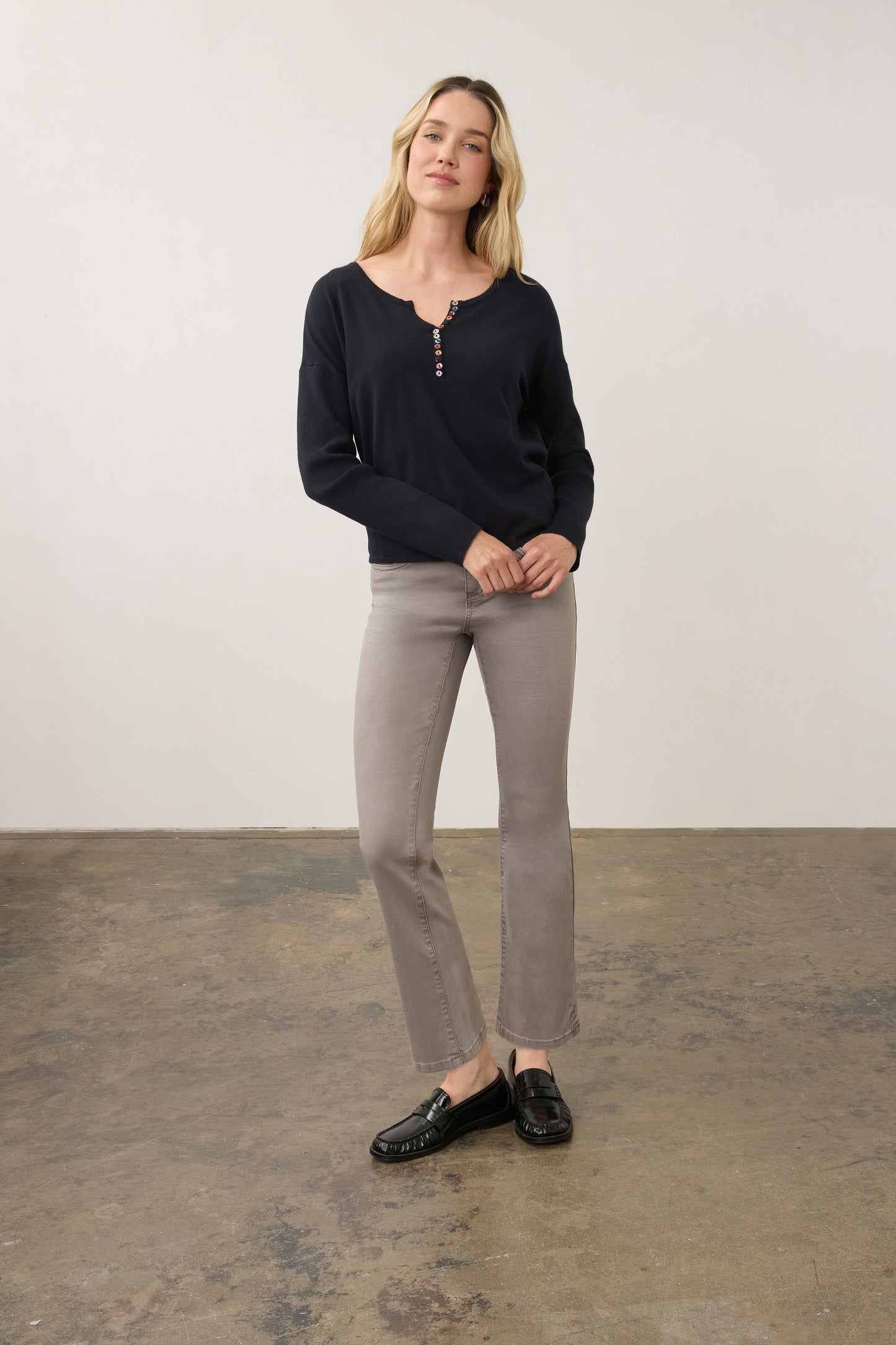 Olivia Boot Ankle Jean in Stone Grey by French Dressing Jeans