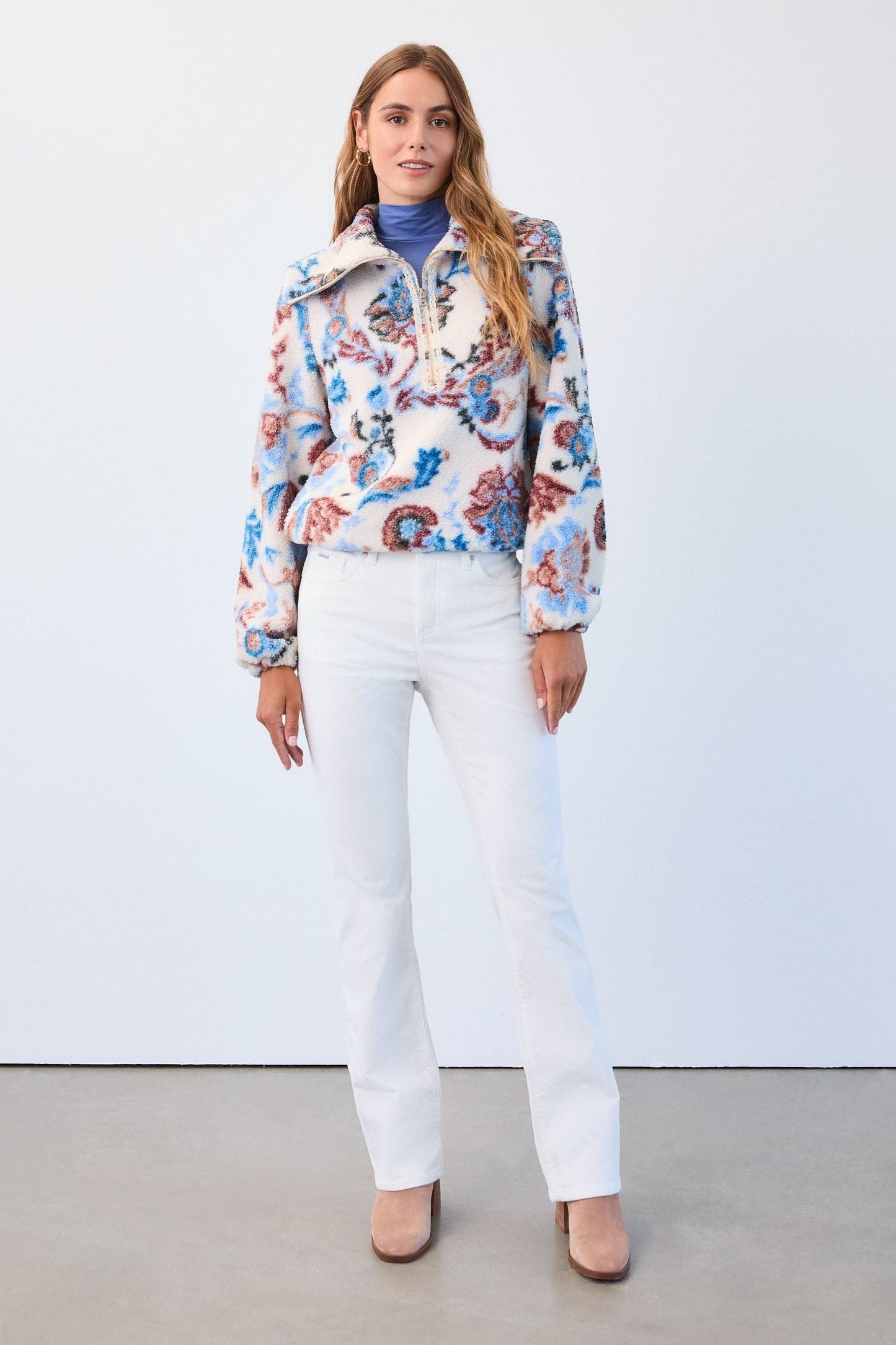 Women's Olivia Boot Leg Corduroy Jeans in Creamy White by French Dressing Jeans 2812491