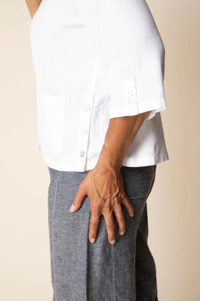 Favorite Camp Shirt (White) by Habitat Clothing