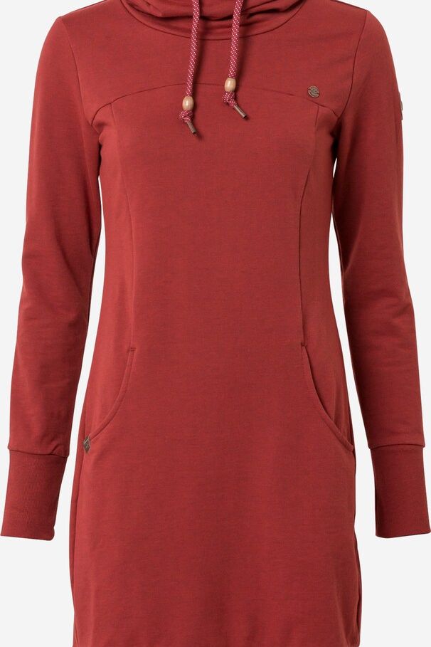 Women's Red Sweatshirt Dress in Red - Final Sale No Return